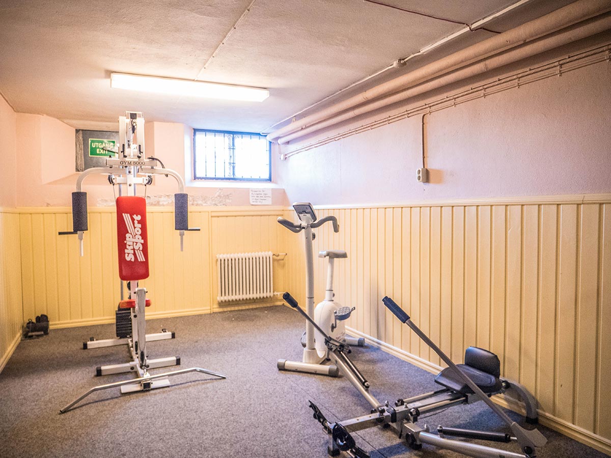 Gym - Vandrarhemmet Tärnan Tibro SkövdeVandrarhem Skövde - Tibro i Skaraborg.